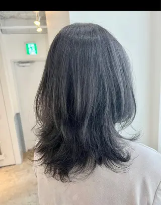 ミディアム ✨艶髪✨ 透明感カラー Rinのヘアスタイル