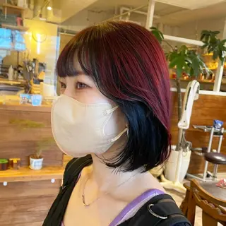 ショート カラー ヘアアレンジ 𝙎𝙚𝙞𝙧𝙖 ☆カット/パーマのヘアスタイル