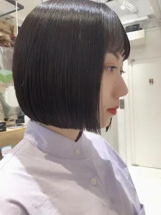 ショート ✨透明感ケアカラー✨ 長野ゆきなのヘアスタイル