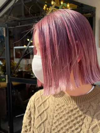 ショート カラー 東 史夏のヘアスタイル