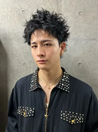 ショート メンズ ナガミ ショウのヘアスタイル