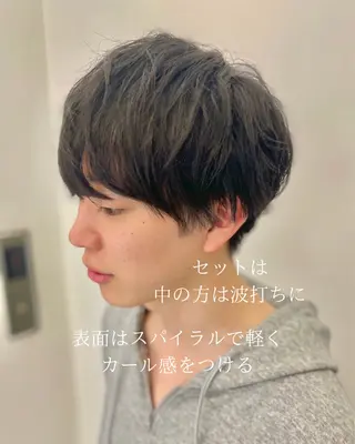 メンズ 長町/酸性ストレート /曲がる縮毛矯正のヘアスタイル