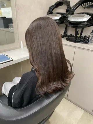 セミロング カラー ヘアアレンジ キッズ TRU Shino🦋のマツエク・マツパデザイン