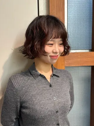 ミディアム パーマ ミカ🌟パーマ/ ニュアンスパーマのヘアスタイル
