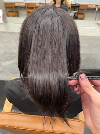 ミディアム カラー ✨️パーマ✨ たなかひろとのヘアスタイル