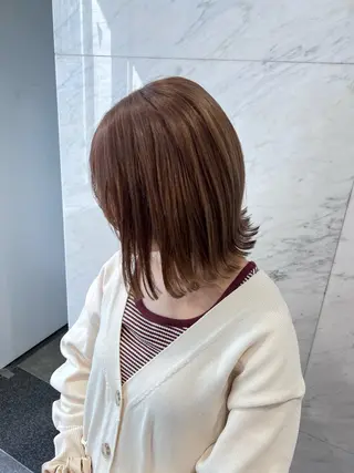ミディアム カラー ベイリコルド　アトリ 店長　宮城一真のヘアスタイル