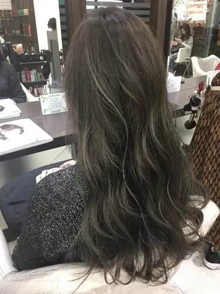 ロング カラー ヘアアレンジ 寺内 紳悟のヘアスタイル