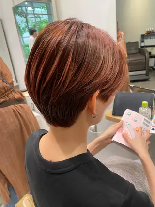ショート いまかわ ゆなのヘアスタイル