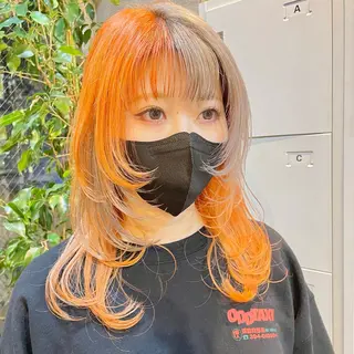 ロング もにか🌞原宿/渋谷 🌝ブリーチカラーのヘアスタイル