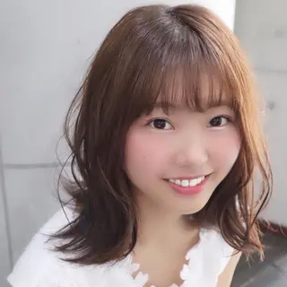 ミディアム カラー ＊横浜駅＊ 金子 誠也のヘアスタイル