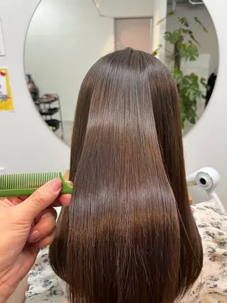 ロング パーマ、髪質改善 川崎祐介のヘアスタイル