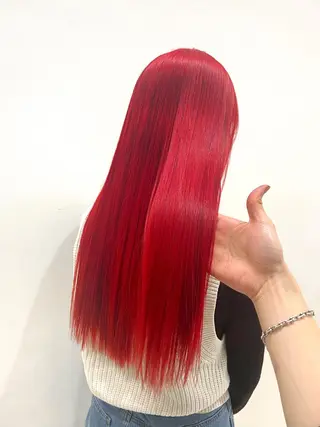 ロング カラー パーマ ヘアアレンジ 🌈インナーカラー ‘ショウマ’🌈のヘアスタイル