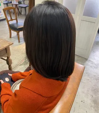 ミディアム カラー 心斎橋美容室 ARCHEあやかのヘアスタイル