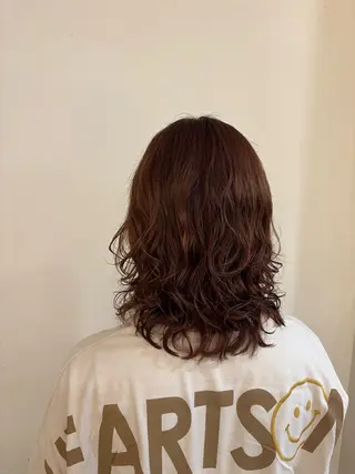 ミディアム 似合わせカット /ニュアンスパーマのヘアスタイル