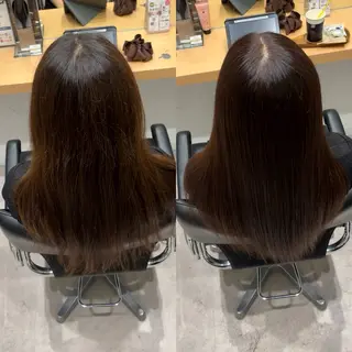 ミディアム カラー 髪質改善ヘアケア 艶髪特化/上田のヘアスタイル