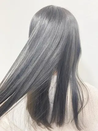 ロング カラー ヘアアレンジ 古林 紘のヘアスタイル