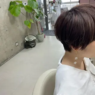 ショート カラー 坂本 沙也加のヘアスタイル