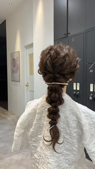 ヘアアレンジ 透明感カラー🌿/ 髪質改善カラー/カナのヘアスタイル