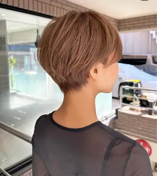 ショート 艶カラー/ヘアセット 着付け　ふうか　渋谷のヘアスタイル