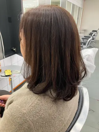 セミロング 河合 郁生のヘアスタイル