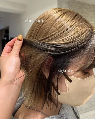 ショート カラー 艶髪【カラー支持率 No.1】リノ🪐のヘアスタイル
