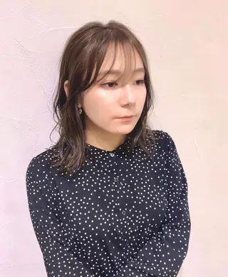ミディアム カラー カラー特化美容師 サトウリュウマのヘアスタイル