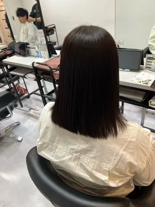 ミディアム 髪質改善✨️レイヤー クボタリョウのヘアスタイル