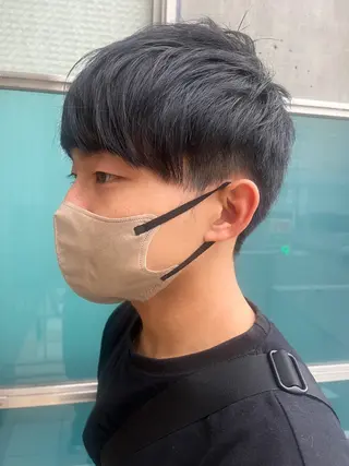 ショート カラー メンズ 久木原 ゆりのヘアスタイル
