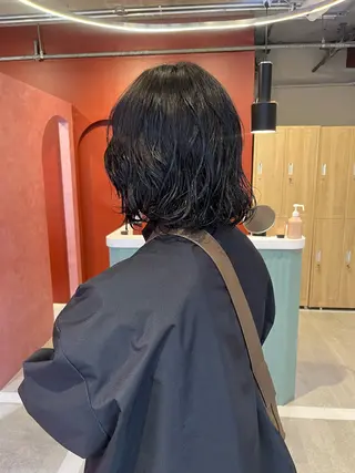 パーマ レイヤーカット🍏 オリーブ/ののかのヘアスタイル