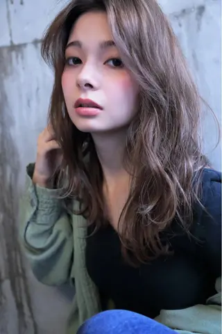 セミロング 代表 吉澤弘哲のヘアスタイル