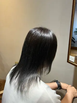 ミディアム カラー 池田 洸斗のヘアスタイル