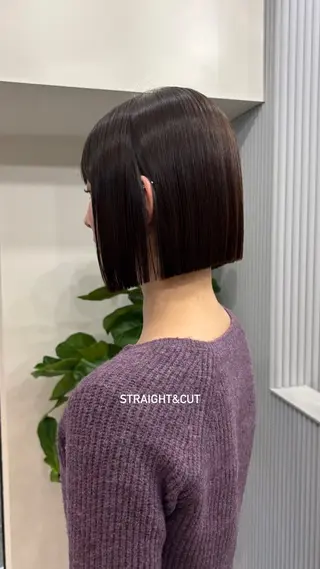 ショート カラー オリーブ/縮毛♡ Natsuno🩰のヘアスタイル