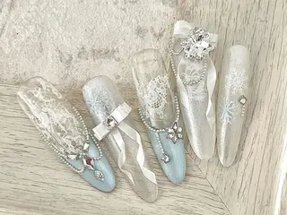 ロング yu naのネイルデザイン