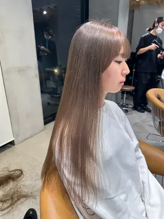 ロング 福島 立也のヘアスタイル