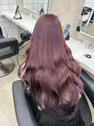 ロング カラー 🎀暖色/ラベンダー /paru🤍のヘアスタイル