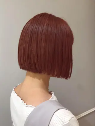 ショート 似合わせ艶髪カラー ❤️ハダユミのヘアスタイル
