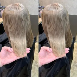 セミロング カラー 美髪整形✨髪質改善 ✨中村弘仁/チーフのヘアスタイル