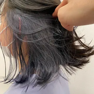 ミディアム カラー ヘアアレンジ 透明感×韓流ハイ トーン🫧RYUTAのヘアスタイル