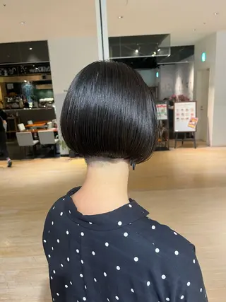 ショート マンツーマン 縮毛矯正/マユコのヘアスタイル