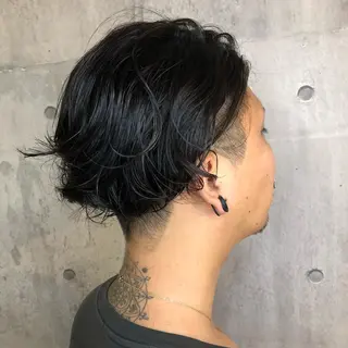 ミディアム パーマ メンズ 過去一の柔髪ヘア 🌿einshairのヘアスタイル