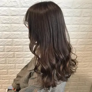 ロング 烏丸韓国ヘア🇰🇷 ayaka🎀のヘアスタイル