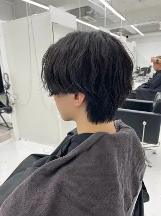 ミディアム パーマ メンズ 【柏メンズパーマ職人 】店長 KAZUMAのヘアスタイル