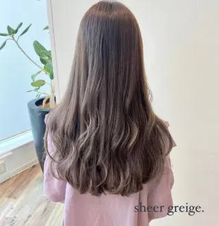 ロング カラー 木下 奈々のヘアスタイル