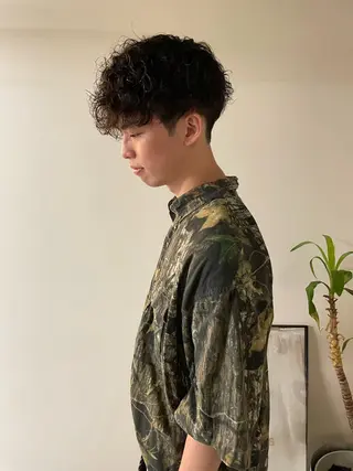 ショート パーマ メンズヘア/パーマ KOTAROのヘアスタイル