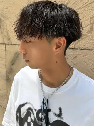 パーマ メンズ LICO HAIR＆RELAXATION 名駅店所属・メンズ特化美容師/ パーマ/波巻き/陸翔のヘアスタイル