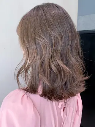 ミディアム カラー ヘアアレンジ パーマ ITbyALBUM 浦和店のヘアスタイル