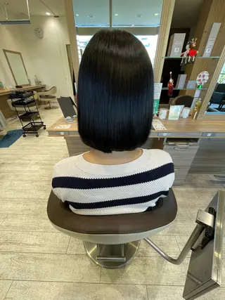 ミディアム パーマ 加藤 未歩のヘアスタイル