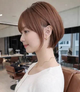 ショート 鈴木 彩莉のヘアスタイル
