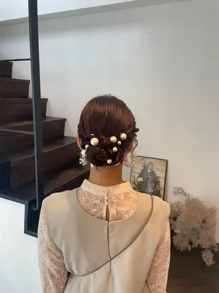 ロング ヘアアレンジ リ ノのヘアスタイル
