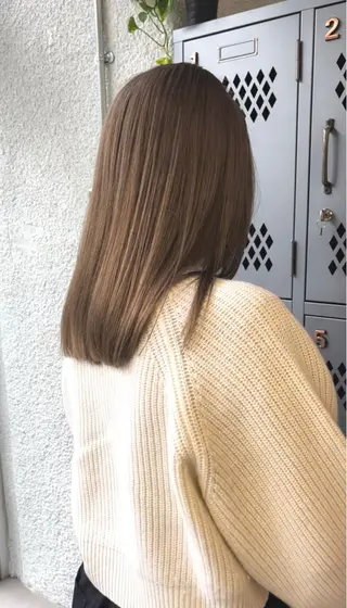 ミディアム ✽透明感ｶﾗｰ ✽ 🍆那須ももこ🍑のヘアスタイル